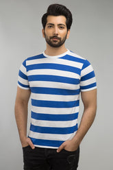 White Blue Urban Graphic T-Shirt JGP-URB-D110