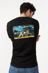 Black Graphic Tee JGP-URB-D194