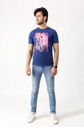 Navy Fashion T-Shirt JGP-URB-D209