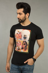 Black Urban Graphic T-Shirt JGP-URB-D93