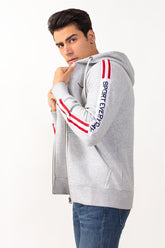 Ash Grey Zipper JKT-HZJ-D40-01