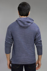 Indigo Hooded Zipper Jacket JKT-HZJ-D27-02