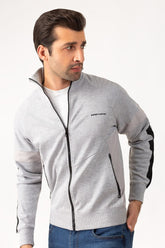 Ash Grey Zipper Jacket JKT-MNZ-73-02