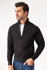 Black Zipper Jacket JKT-MNZ-73-03