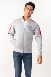Ash Grey Zipper JKT-MNZ-74-02
