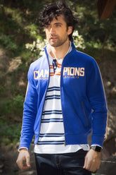 Blue Mock Neck Jacket JKT-MNZ-D48-1