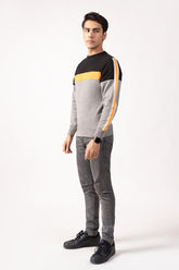 BLACK ORANGE SWEATSHIRT JKT-MSS-14-01