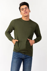 Grey Green Sweatshirt JKT-MSS-15-01