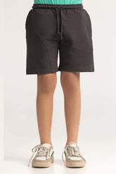 Junior Boy Anthracite Basic Short JB-SHT-SS24-007