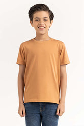 Junior Boy Brown T-Shirt 231-313-001 C