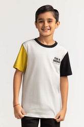 Junior Boy Multi Color Printed Tee JB-TS-SS24-002