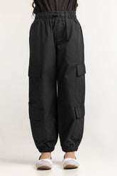 Junior Girl Black Basic Trouser JG-NDJ-SS24-006