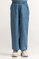 Junior Girl Blue Basic Trouser JG-TRC-SS24-305