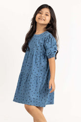 Junior Girl Blue Dress 231-414-212