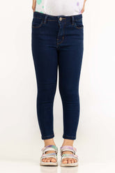 Junior Girl Dark Blue Jeans 231-421-004
