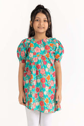 Junior Girl Green Dress 231-417-403