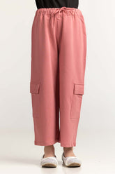 Junior Girl Mauve Basic Trouser JG-TRKN-SS24-008