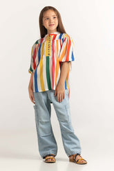 Junior Girl Multi Color Blouse JG-BLS-SS24-022