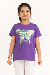 Junior Girl Purple T-Shirt 231-619-009