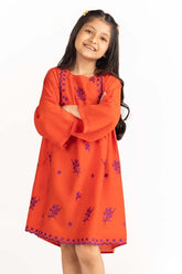 Junior Girl Rust Dress 231-414-231