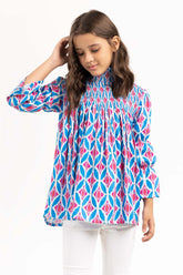 Junior Girl Multi Woven Blouse 224-414-027