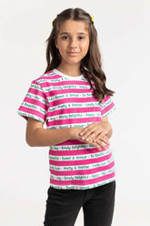 Junior Girl Pink T-Shirt 231-413-025
