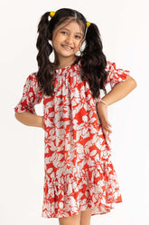 Junior Girl Red Dress 231-414-203