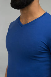 Blue Basic Tee JVN-SIG-D018