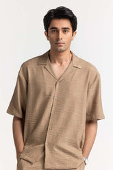 Khaki Basic Casual Shirt MN-CS-SS24-047