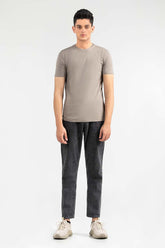 Khaki Basic T-Shirt JCN-SIG-D046