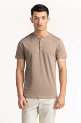 Khaki Basic Tee TS-HLSJ23-069