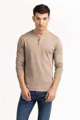 Khaki Basic Tee TS-HLSJ23-073