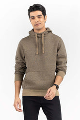 Khaki Brown Pull Over Hoodie JKT-KNTPOH22-094