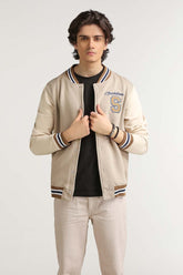 Khaki Fashion Knitted Jacket MN-KNJ-WS23-009