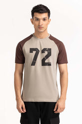 Khaki Grapic Tee TS-CNSJ23-281