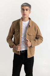 Khaki Non-Denim Jacket 224-110-046