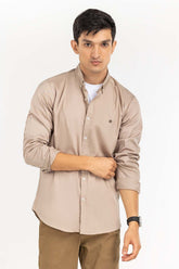 Khaki Solid Casual Shirt CS-PD22-014