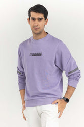 Lavender Basic Crew Neck SweatShirt SWS-F22-061