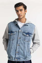 Light Blue Basic Jacket MN-JKT-WS23-059