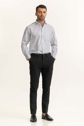 Light Grey Self Textured Formal Shirt MN-FS-PD24-079