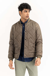 Light Olive Quilted Jacket JKT-WOV22-012