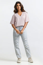 Light Pink Basic Top WM-KTP-SS24-052