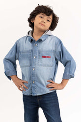 Junior Boy Light Wash Shirt 224 -317-002