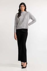 Lime Green Basic Sweater WM-SWT-WS23-094