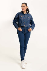 Loose Fit Denim Jacket 224-210-011