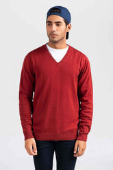 Maroon Basic Sweater FS-SWT-D36-04