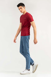 Maroon Basic T-Shirt PK-CN-SIG-D18