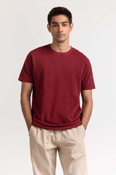 Maroon Basic Tee TS-CNPK24-068