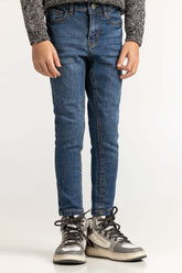 Med Blue Basic Jeans JB-JNS-WS23-002 B