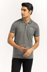 Military Grey Sports Polo SJP-SP-15